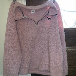 Pink brand pull over